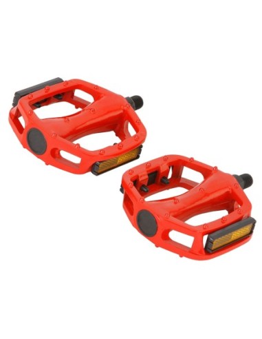 505 Alloy Pedals 1/2 Red.